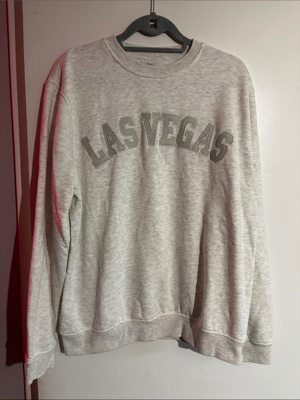 Las Vegas Crewneck Sweatshirt - Light Gray